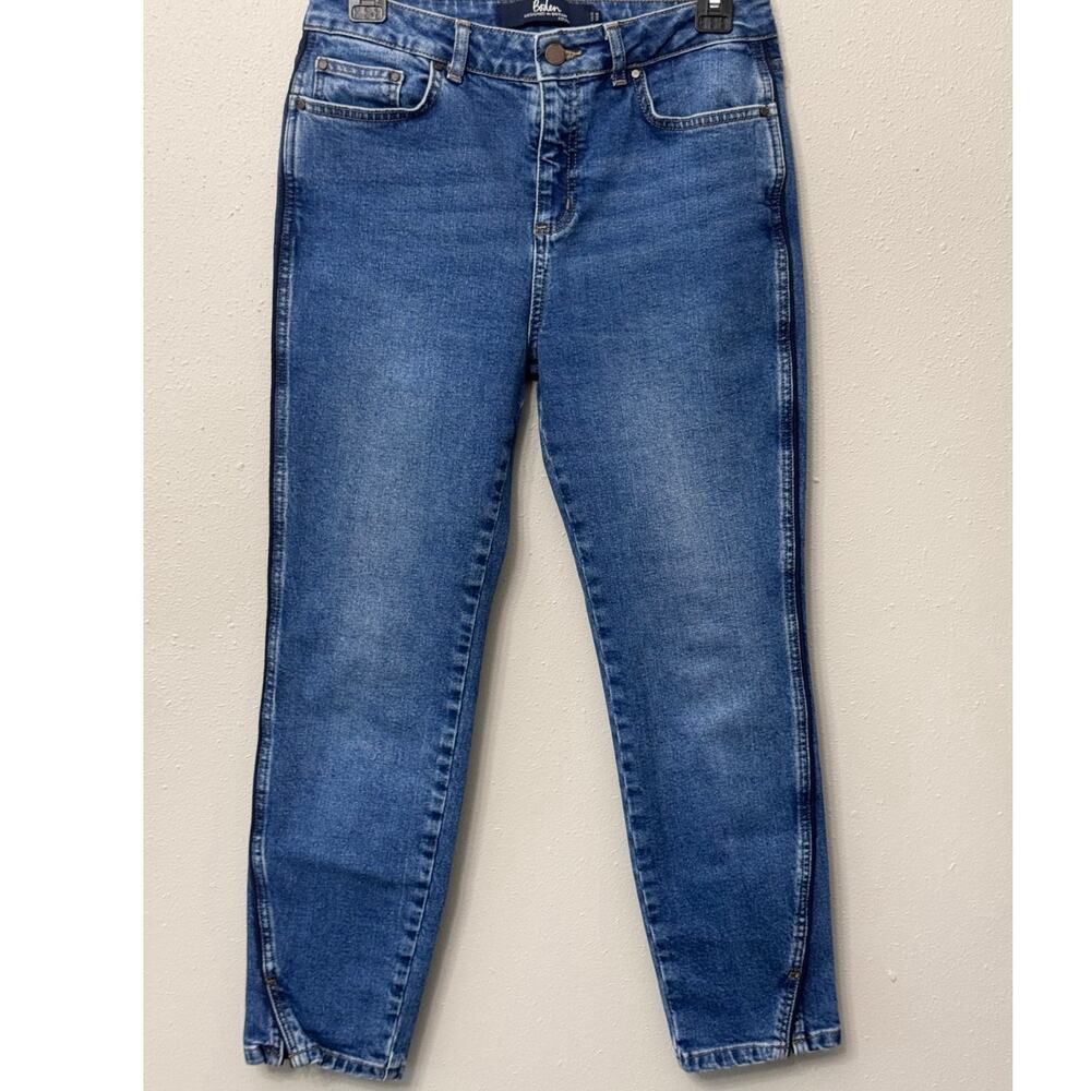Boden Jeans Womens US 8 UK 12 The Edinburgh‎ High Rise Ankle Length Blue Denim